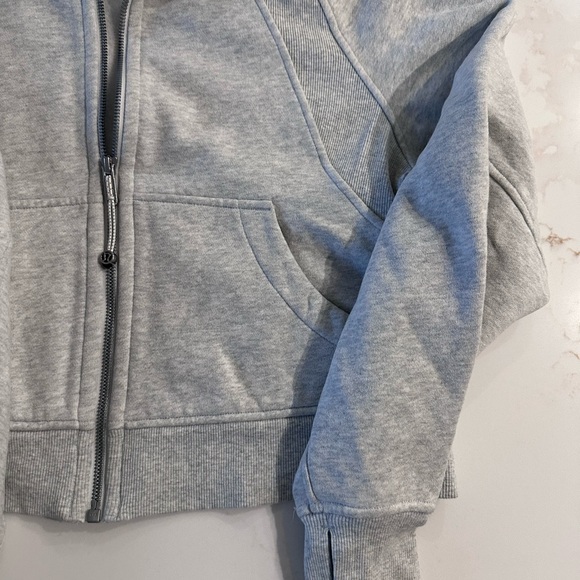 Lululemon Light Gray Scuba Oversized Hoodie - Picture 3 of 4